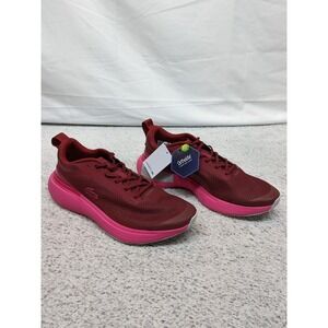 Lacoste Neo Run EVO 223 Sneakers Mens 10 Burgundy Pink Mesh Athletic Shoes NIB